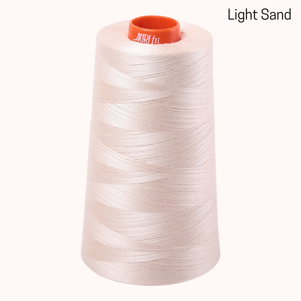 Aurifil 50wt Mako Cotton Cone - Light Sand