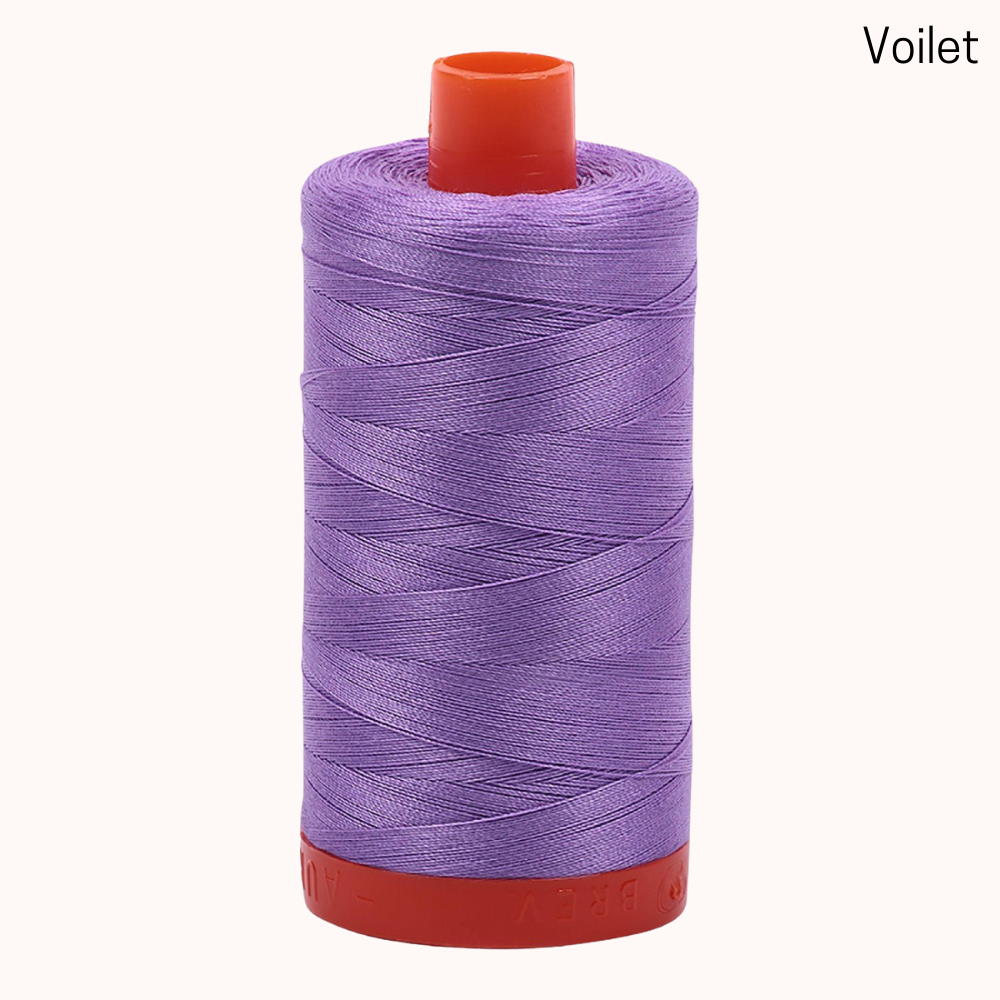 Aurifil 50wt Mako Cotton Large Spool - Violet