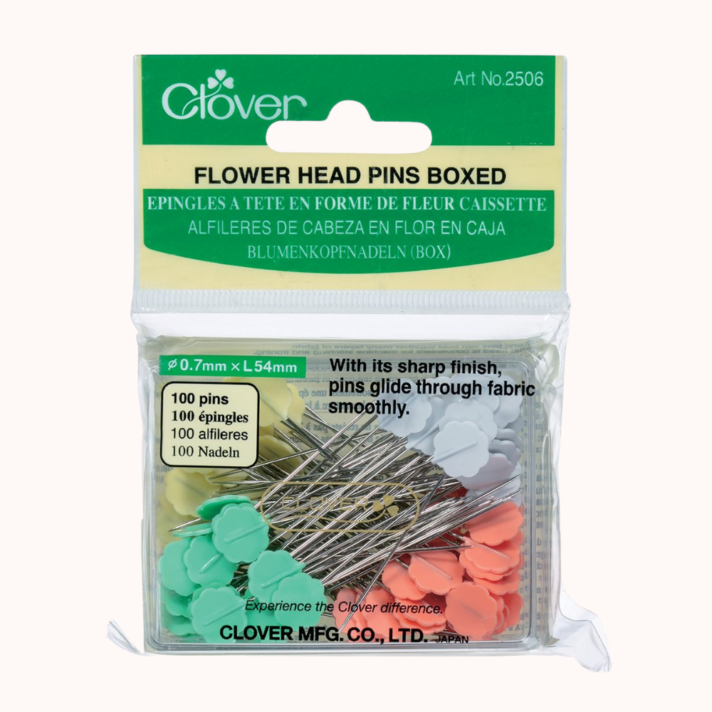 Clover Flower Head Pins Size 32