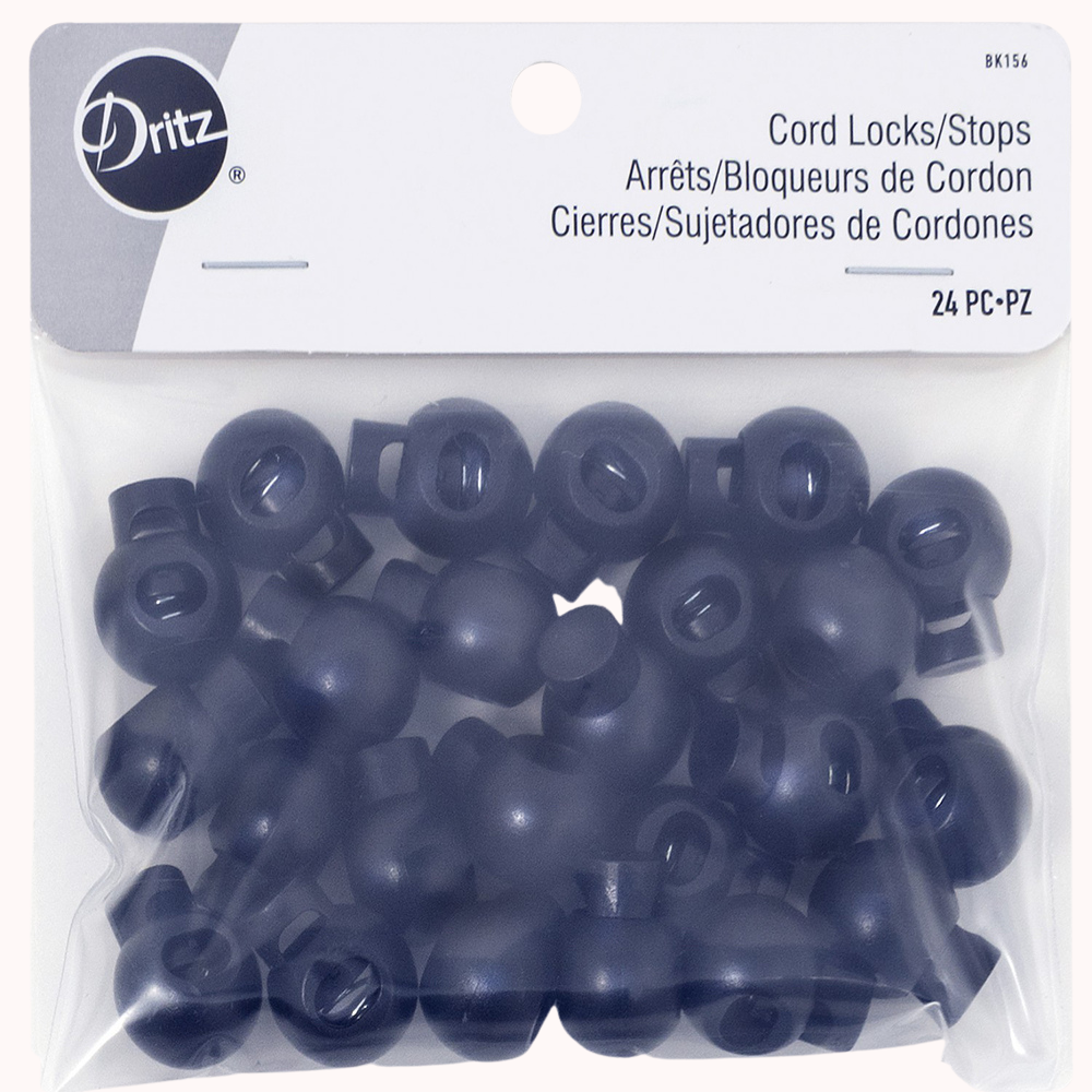 Cord Stops/Locks - Black - Dritz