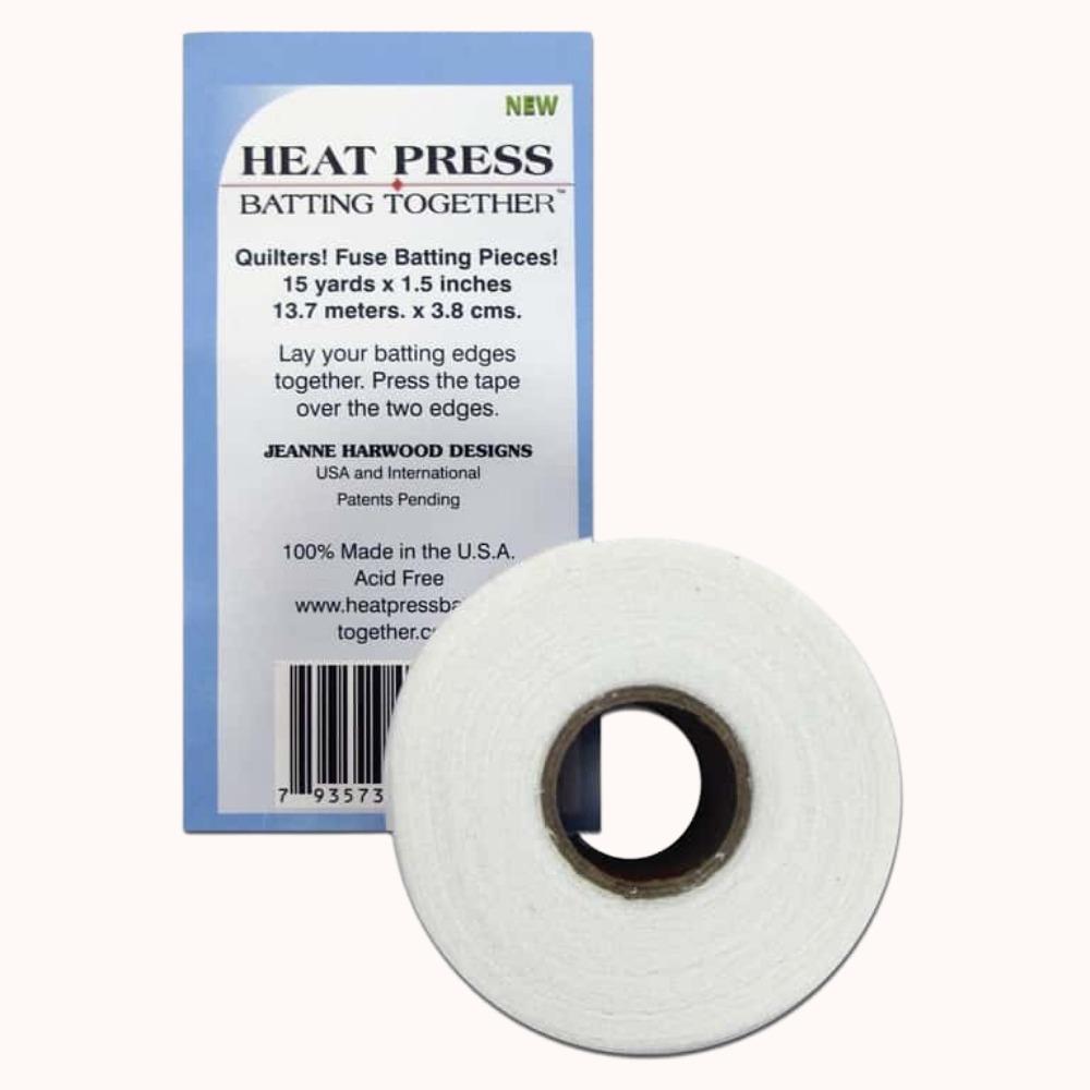 Fusible Fleece - Heat Press Batting Together - 1 1/2in x 15yds