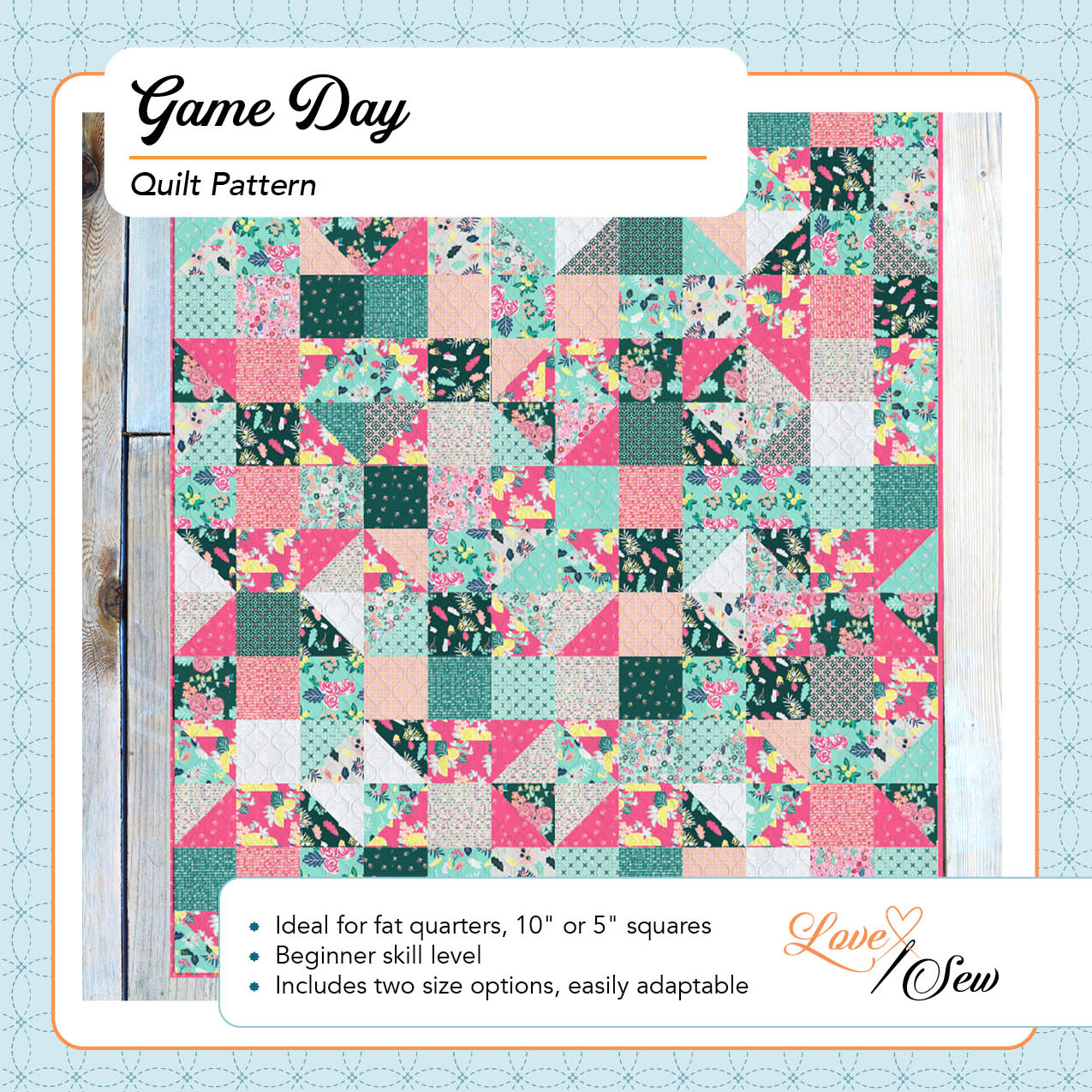 Game Day - Quilt Kit - MOD Fabrics (84" x 96")