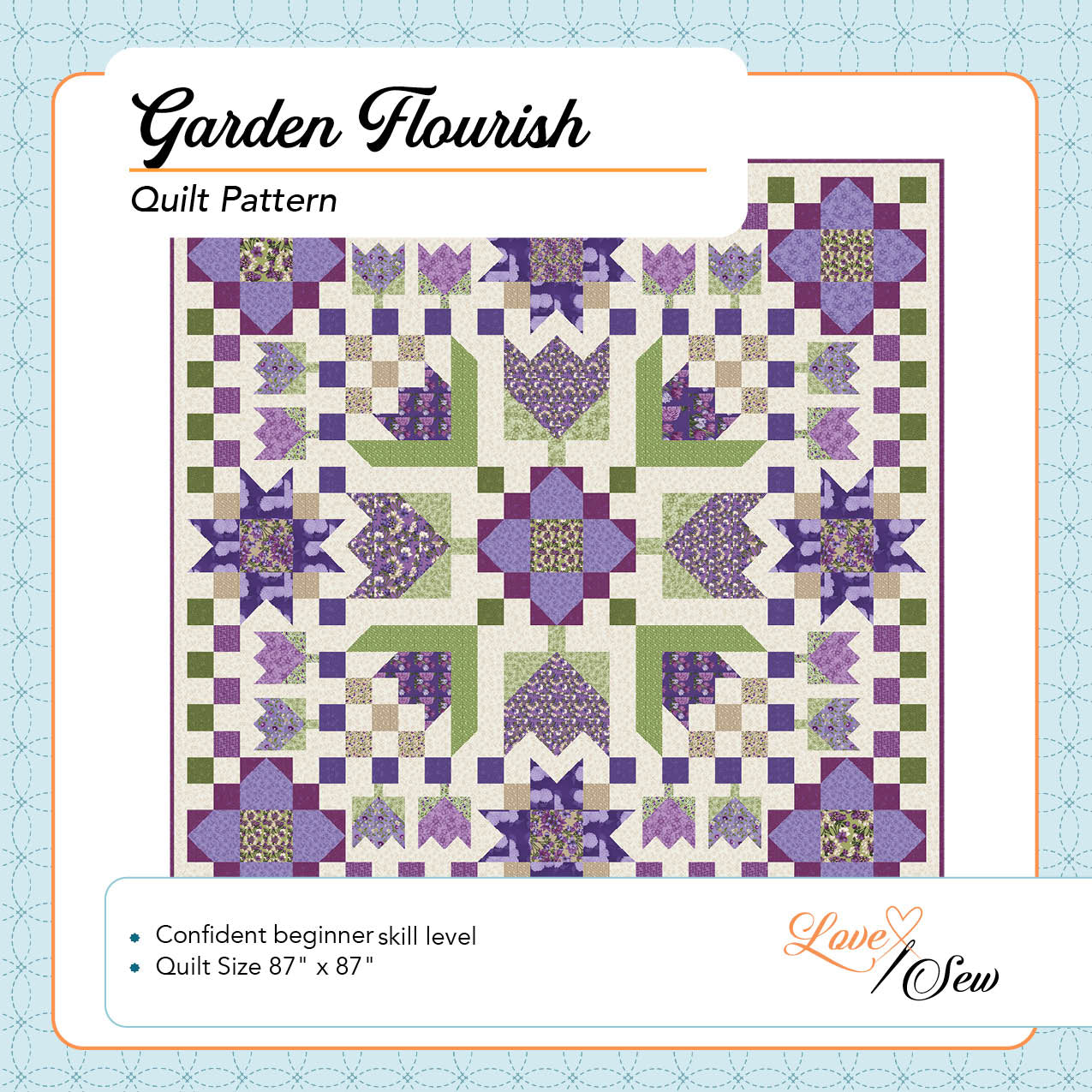 Garden Flourish Quilt Pattern