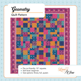 Geometry Quilt Pattern – Love Sew