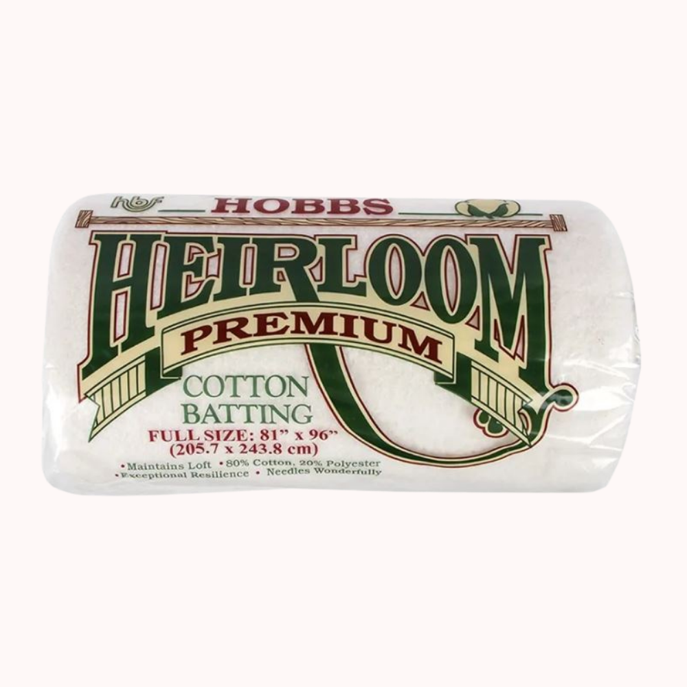Twin Size 72 x 90 - Hobbs Heirloom Premium 80/20 Cotton Blend Quilt  Batting