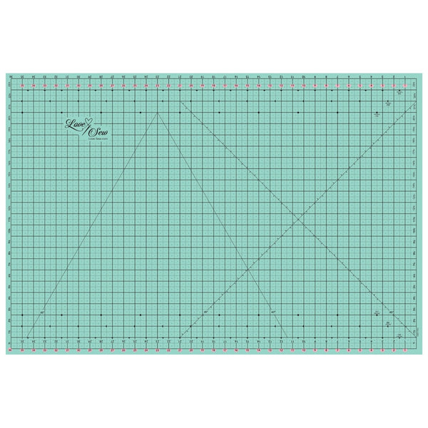 Love Sew Quilters Special Cutting Mat - 36 x 24