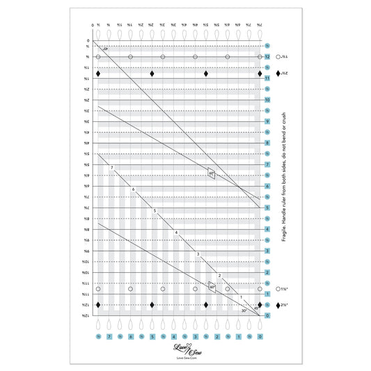 Buy TIZZODA Sewing Tools New Ruler Template Sampler Set for Domestic Sewing  Machine - Quilting Tool Template Tool for Quilting - Quilting Rulers and  Templates Thickness 1/4 Online at desertcartINDIA