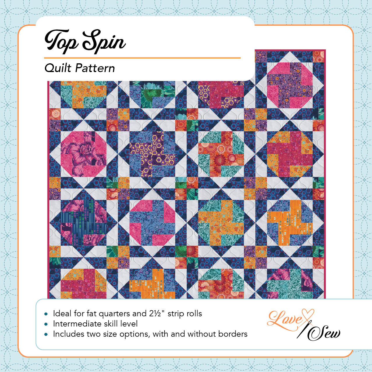 Top Spin Quilt Pattern