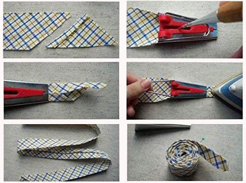 Fabric Bias Binding Tape Maker Kit Binder Foot For Sewing&Quilting Diy Tool  Kit
