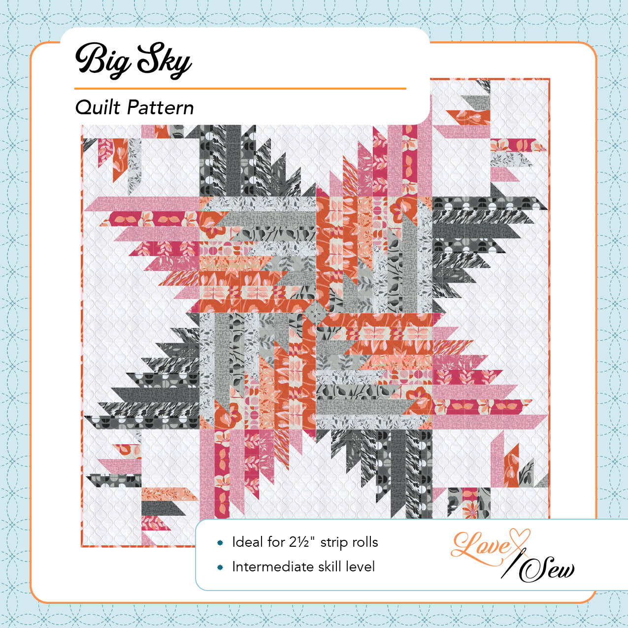 Big Sky - Quilt Kit - MOD CLOUD (64" x 64")