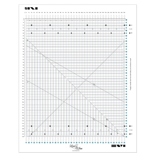 Love Sew XL Slotted Ruler - (22" x 18.5")